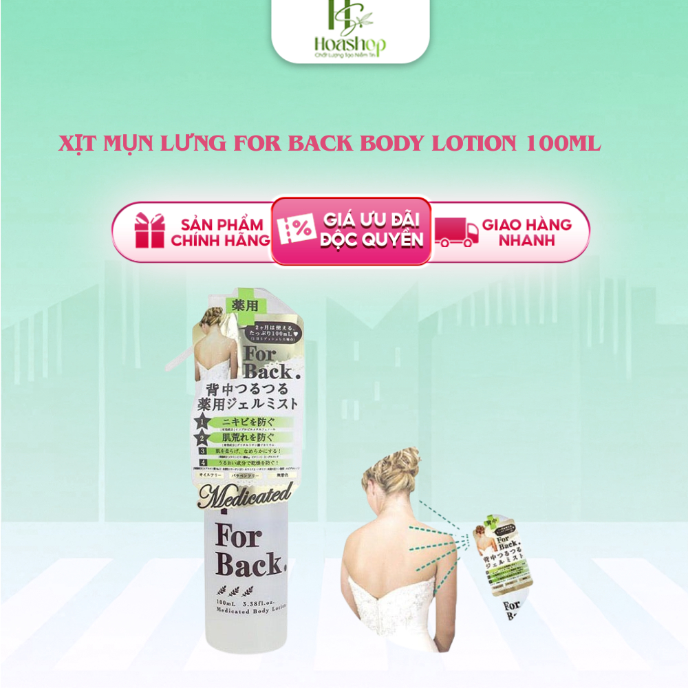 Xịt mụn lưng For Back Body Lotion 100ml