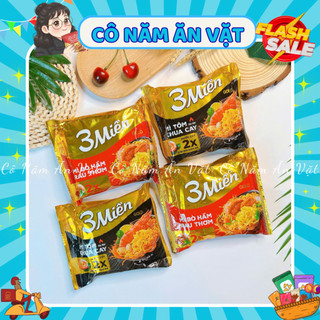   COMBO 10 GÓI  Mì Tôm 3 Miền Gói 75G Bò Hầm Rau Thơm Tôm Chua Cay 