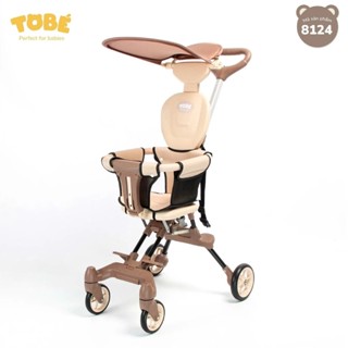 Xe Đẩy Gấp Gọn OLWEN Xe Đẩy Cho Bé Đi Du Lịch Siêu Gọn Nhẹ Đảo Chiều Có Đệm ngồi và mái ché Tobé Bé Từ 6-36 tháng