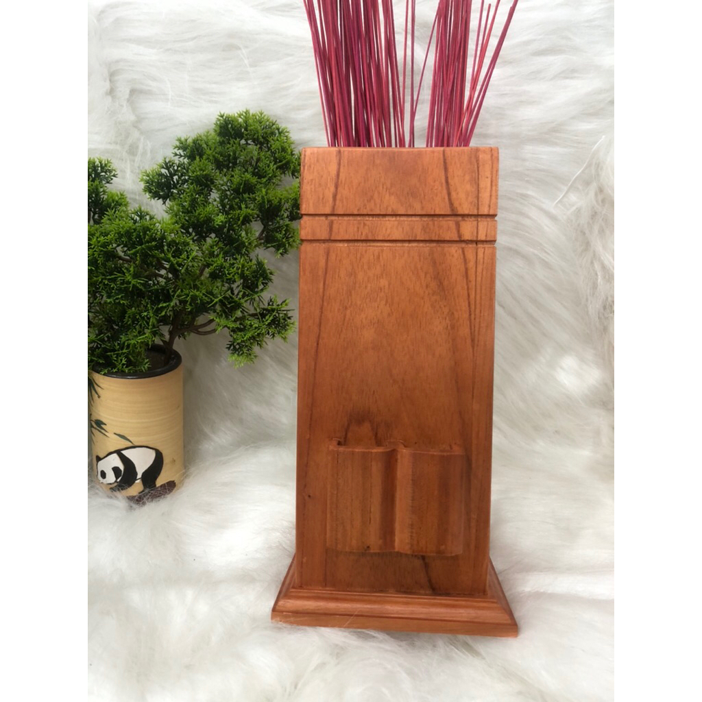 Ống đựng nhang gỗ, ống đựng hương, ống nhang chiêu tài lộc, ống nhang phúc lộc thọ, ống hương trơn