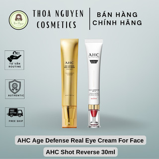  Kem dưỡng mắt AHC Age Defense Real Eye Cream For Face dung tích 40ml giúp trẻ hóa da thoanguyencosmetics 