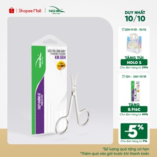 Kéo Cắt Tỉa Lông Mũi Đầu Tròn Thép Không Gỉ KỀM NGHĨA KM.604