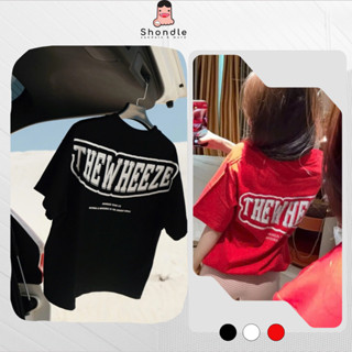  Áo Thun Shondle The Wheeze In Big Logo Form Rộng Chất Cotton 2 Chiều Dày Dặn Thoáng Mát Unisex 