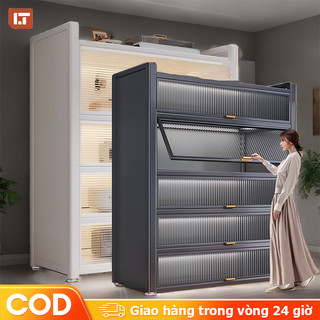   Có thể trả lại nếu hư hỏng Kệ tủ đa năng Chống bụi 360° Tủ bếp thép carbon Tủ đựng đồ nhà bếp Có bánh xe 
