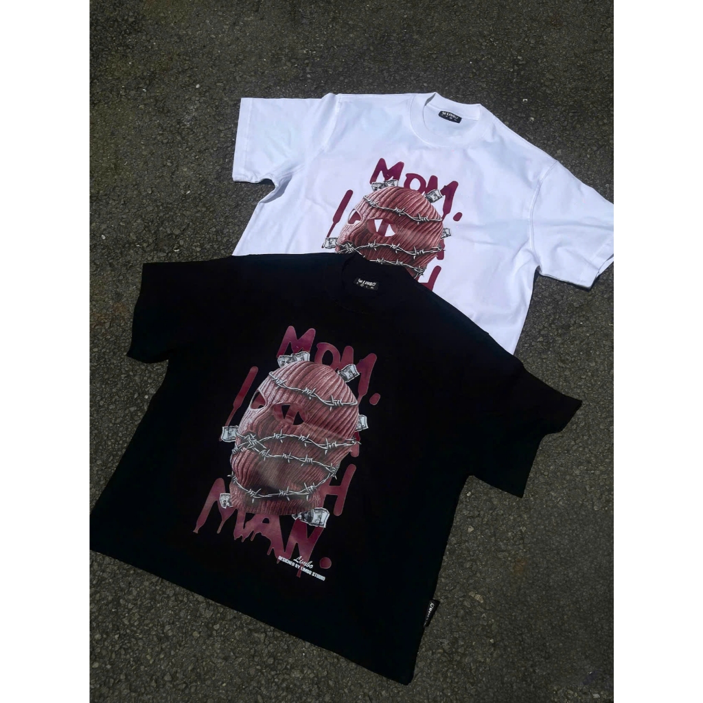 Áo thun “RICH MAN” Form Oversize Unisex Cotton 250GSM LIMBO STUDIO