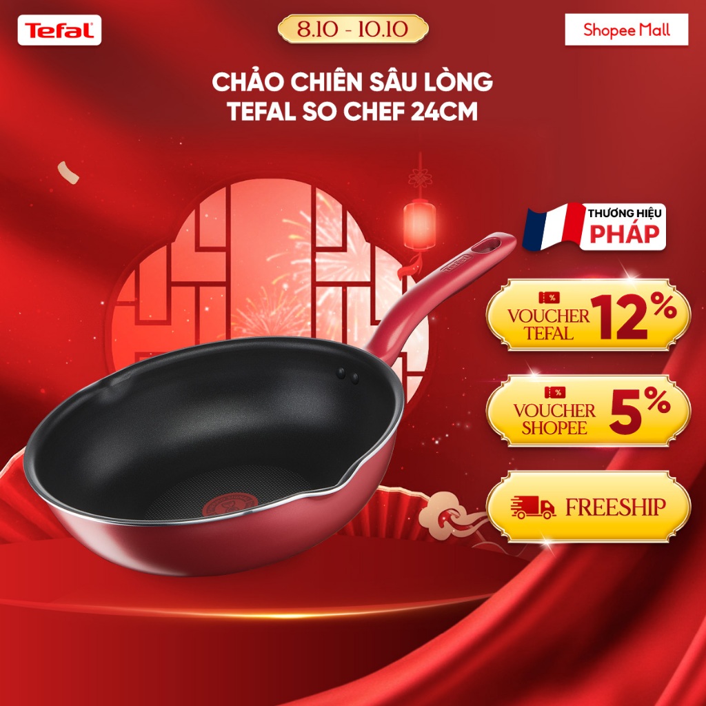 Chảo chiên lòng sâu - Tefal So Chef 24cm