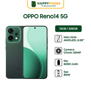  Điện Thoại Oppo Reno14 5G 12GB 256GB - Hàng Chính Hãng 