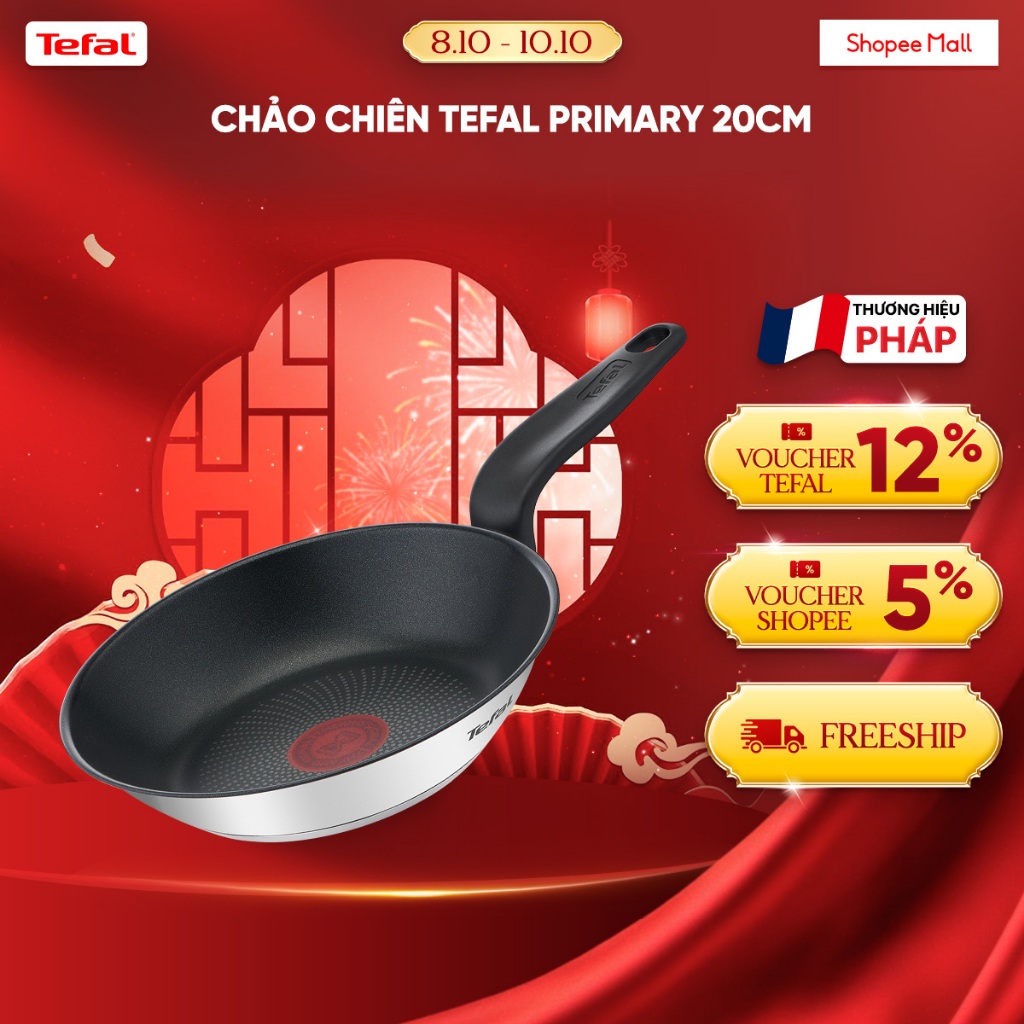 Chảo chiên inox chống dính đáy từ Tefal Primary 20cm