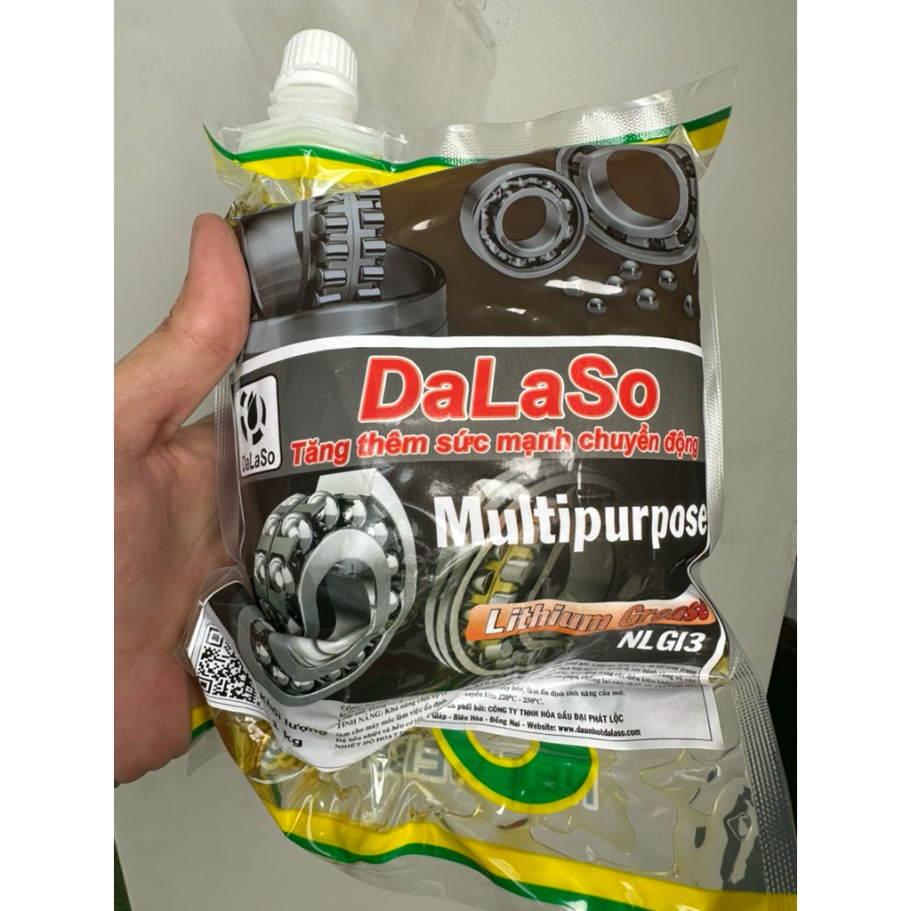 Mỡ chịu nhiệt 180 độ, mỡ chịu nhiệt đa năng 180 độ bịch 1kg