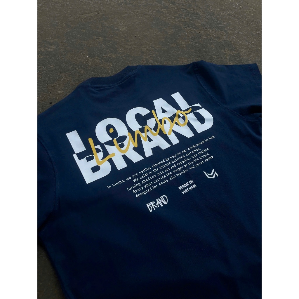 Áo thun “LOCAL BRAND” Form Oversize Unisex Cotton 250GSM LIMBO STUDIO