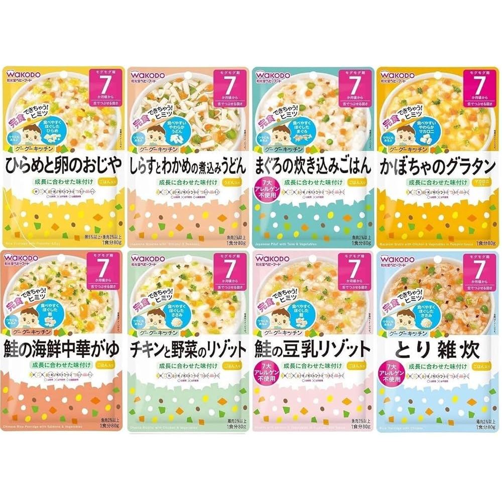 Cháo gói ăn liền Wakodo Cho Bé Từ 7 tháng+  80g