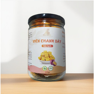 Viên chanh dây,mác mác khô sấy lạnh - Chất lượng thượng hạng lọ 100gr (Lọ thủy tinh) - Lọ nhựa 200g