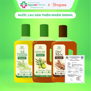  Nước Lau Sàn Thiên Nhiên 1000ml - Hỗ trợ xua đuổi muỗi côn trùng - Thành phần lành tính hương thơm dịu nhẹ 