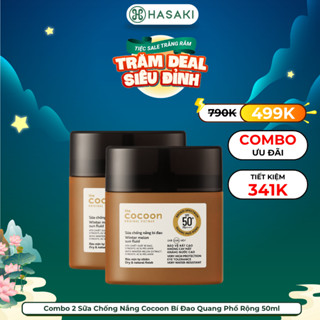 [DAILY] Combo 2 Sữa Chống Nắng Cocoon Chiết Xuất Bí Đao Quang Phổ Rộng 50ml Hasaki Sản Phẩm Chính Hãng