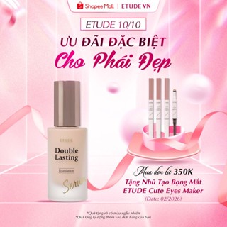 Kem Nền Dạng Serum ETUDE Double Lasting Serum Skin Foundation SPF27 PA++ 2 Màu 30g