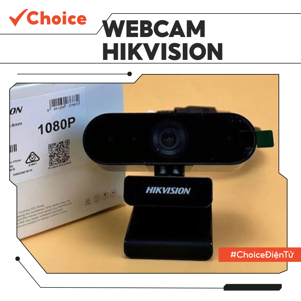 [Top Value] Webcam HIKVISION DS-U02-U320 FULL HD 1080P EL1-1469-25 Tích Hợp Mic Chuyên Dụng