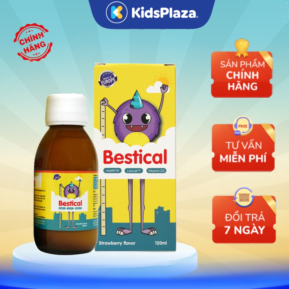 [M2] Canxi sinh học Bestical D3 K2 120ml Cho bé 4m+ - KidsPlaza chính hãng