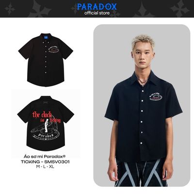 Áo sơ mi TICKING SHIRT Cotton lạnh PARADOX SM5V0301