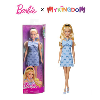  Đồ Chơi Búp Bê Thời Trang Fashionista - Blue Bow Halter Dress BARBIE HYT93 FBR37 