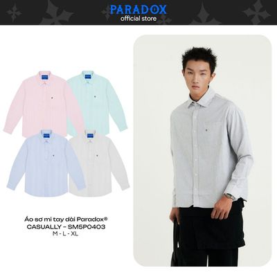 Áo sơ mi tay dài CASUALLY LONGSLEEVE SHIRT Cotton Oxford PARADOX SM5P0403