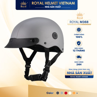 Mũ Bảo Hiểm Lưỡi Trai Royal M368, Nón  1/2 Thời Trang Cho Nam Và Nữ Royal Chính Hãng | Trực tiếp từ NSX