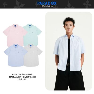 Áo sơ mi tay ngắn CASUALLY SHIRT Cotton Oxford PARADOX SM5P0402