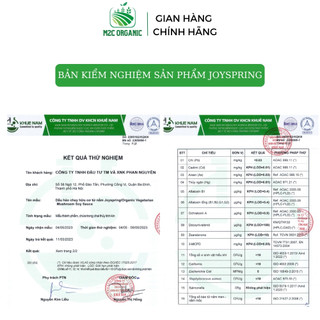 Dầu hào chay hữu cơ từ nấm JoySpring
