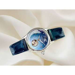   Chính Hãng 100%  Đồng Hồ Nữ Citizen PR1041-18N  1041  Máy Cơ  Automatic  Kính Sapphiare Mặt Siz 28 Dây Da Xanh Fullbox 