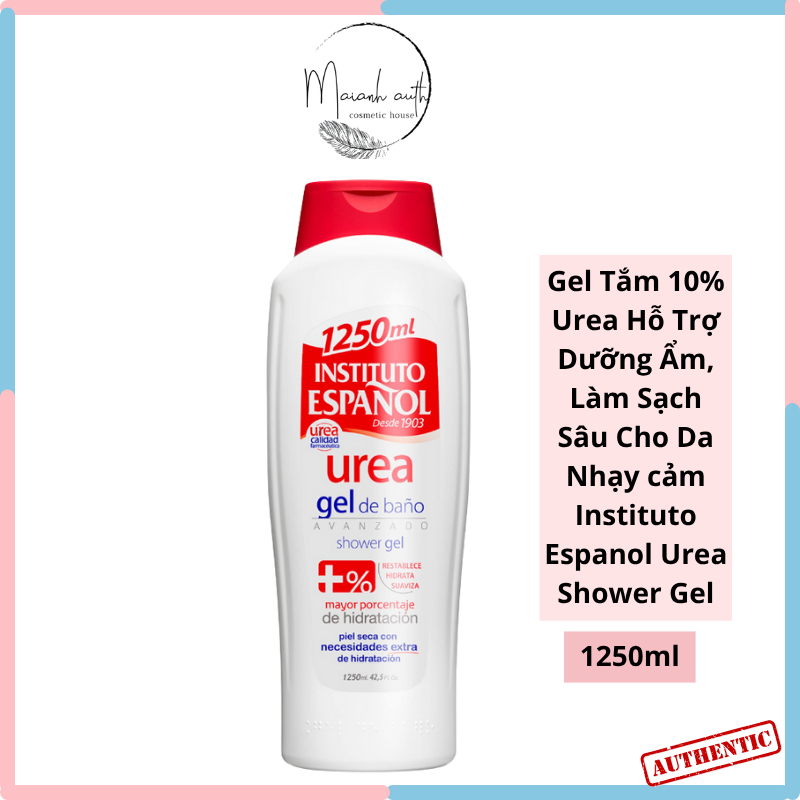 Gel Tắm Instituto Espanol Shower Urea Shower Gel Dưỡng Ẩm Làm Sạch Da Dịu Nhẹ 1250ml