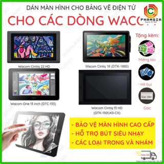 Dán màn hình bảng vẽ điện tử Wacom Cintiq 22 27 HD DTK 1301 1660 2260 K0CX One Pro 24 16 DTH 167 1320 134 Movink 13 12
