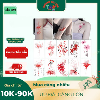  Combo 30 Tấm Hình Xăm 3D Dán Mini Chống Thấm Nước Đi Biển Đi Chơi Nhiều Mẫu Nhiều Hình  10x6cm 1652 