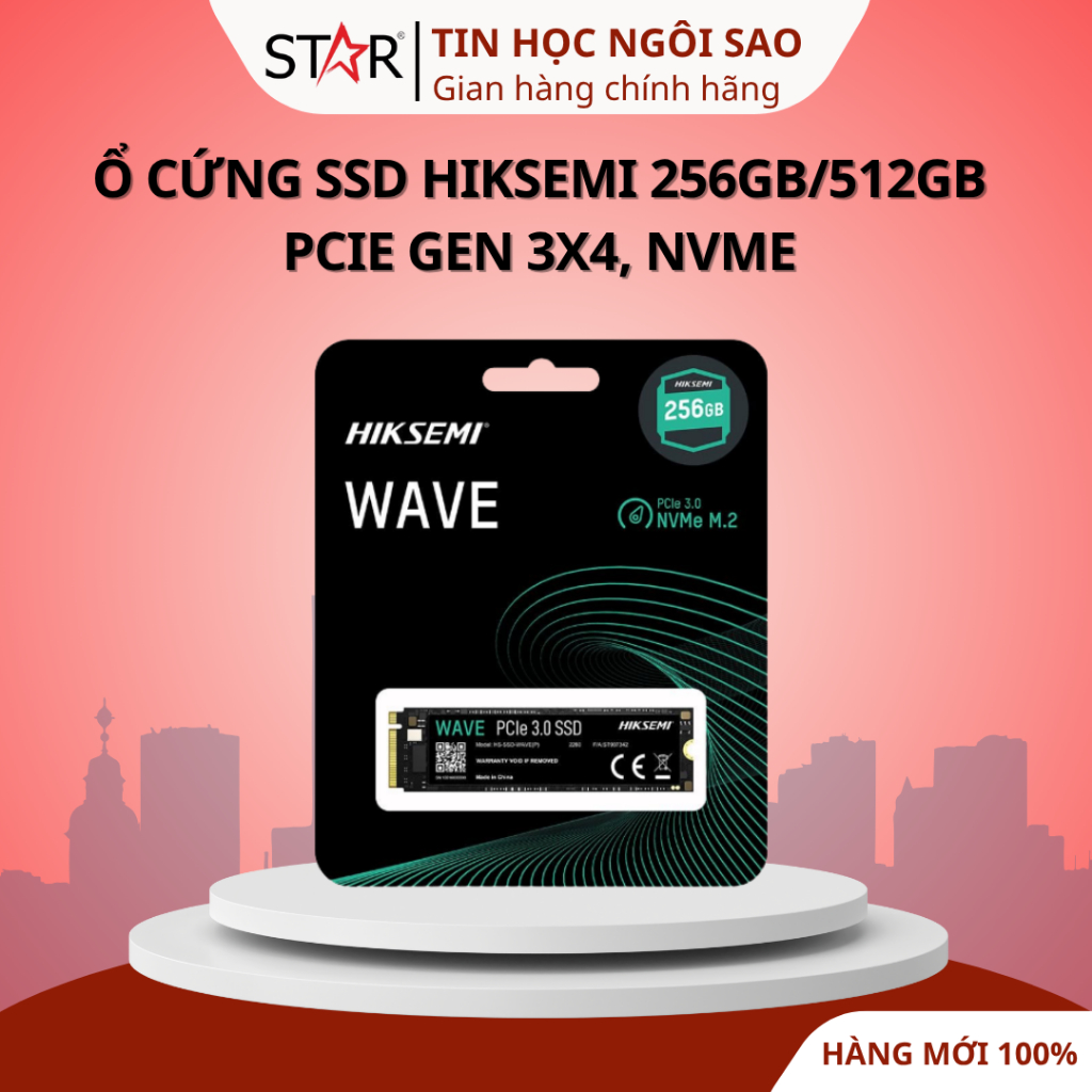 Ổ Cứng SSD Hiksemi 256GB / 512GB | PCIe Gen 3x4, NVMe - Bảo hành 36 tháng