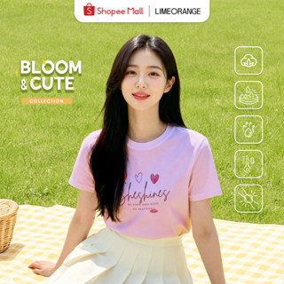  Áo Thun Nữ Phom Baby Tee  LIME ORANGE BST Bloom & Cute 