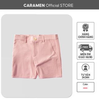 Quần Short Kaki Nam CARAMEN vải Mềm Mịn, Khóa Kéo, Phong Cách Trẻ Trung