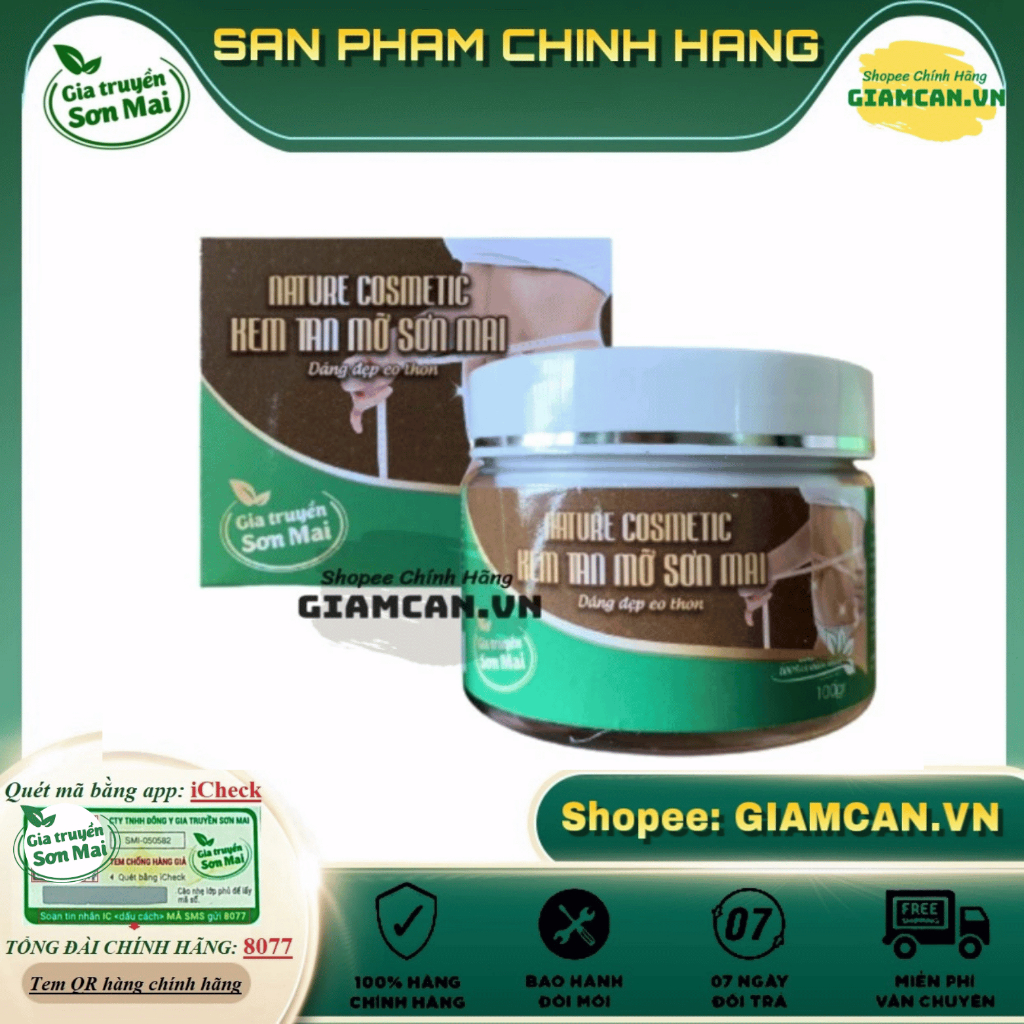 Gel Giảm Tan Mỡ Sơn Mai Combo Kem