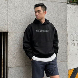 Áo Hoodie Origin Nevasome - Nỉ Lót Lông Cừu Cotton 360 gsm Form Boxy Dài Tay Nam Nữ
