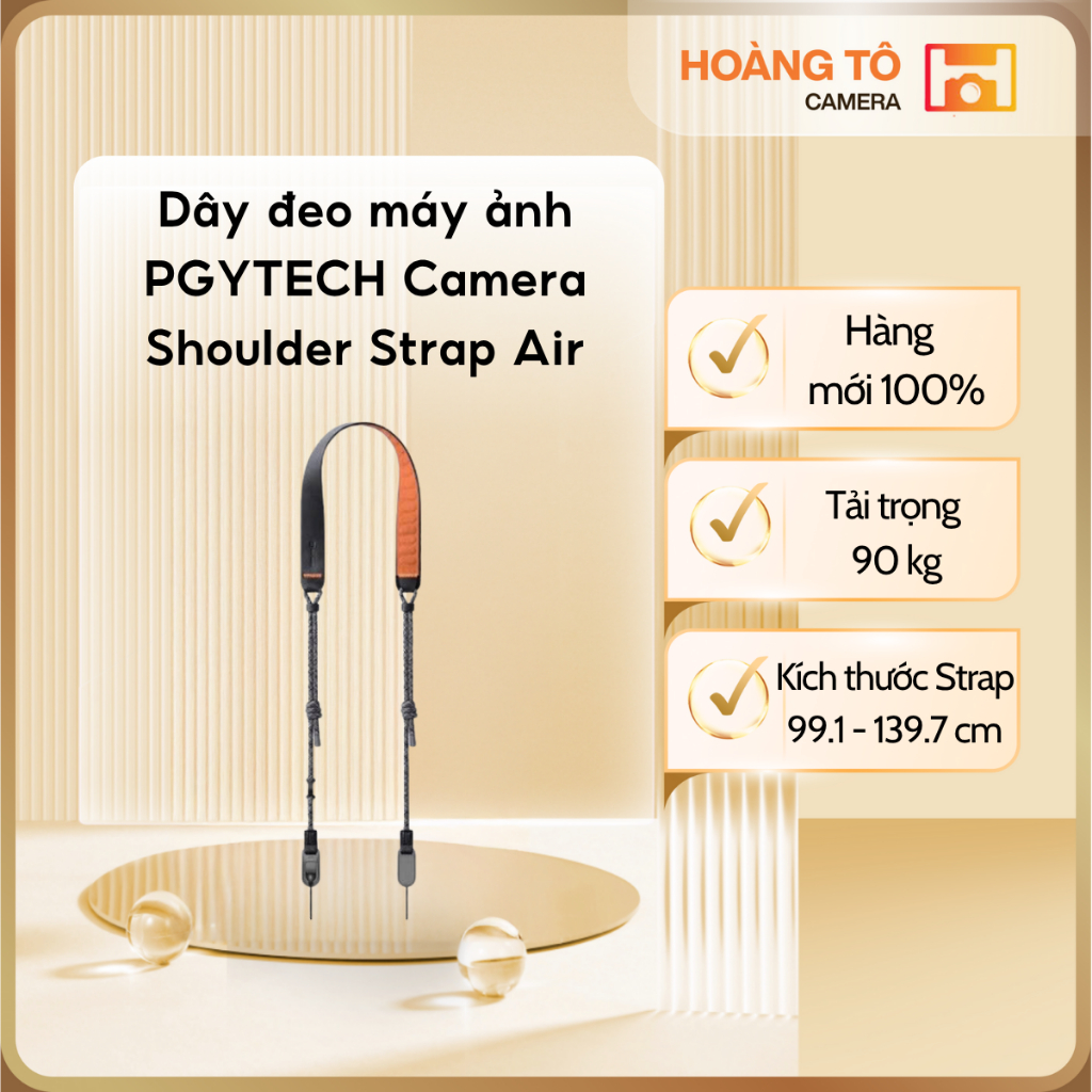 Dây đeo máy ảnh PGYTECH Camera Shoulder Strap Air | Mới chính hãng