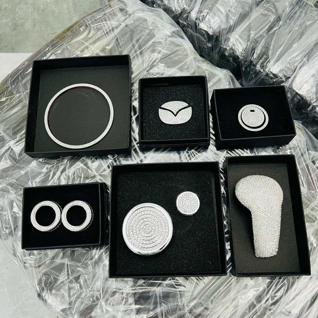 Ốp nội thất Mazda Cx5 2025 - Bộ đính đá nội thất xe Mazda CX5 2025 sang trọng, đẳng cấp