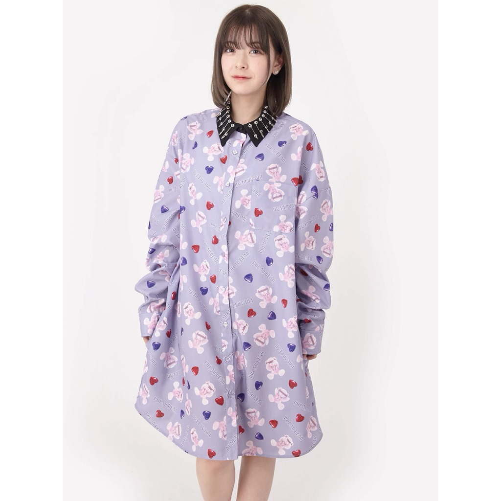 Đầm sơ mi cute size M hiệu Jamie