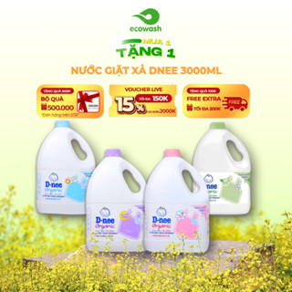 [MUA 1 TẶNG 1]  Nước Giặt Dnee Chính Hãng Dung Tích Can 3000ml - Nước Giặt Thái Thơm Dịu An Toàn - Chuẩn Thái