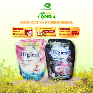  COMBO 2 Túi Nước Giặt Hygiene Expert Wash Hương Hoa Mẫu Đơn - Thể Tích 1800ML 