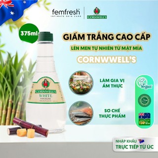 Giấm trắng lên men tự nhiên cao cấp Cornwell's - Cornwell's White vinegar 375ml