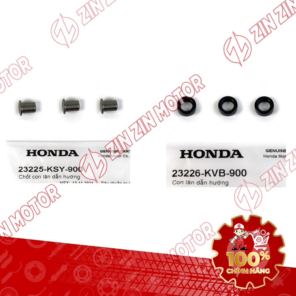 Chốt, Con Lăn Dẫn Hướng Má Tĩnh Puly Nồi Sau SH 150i / 125i 2017 2018 2019 23225-KSY-900, 23226-KVB-