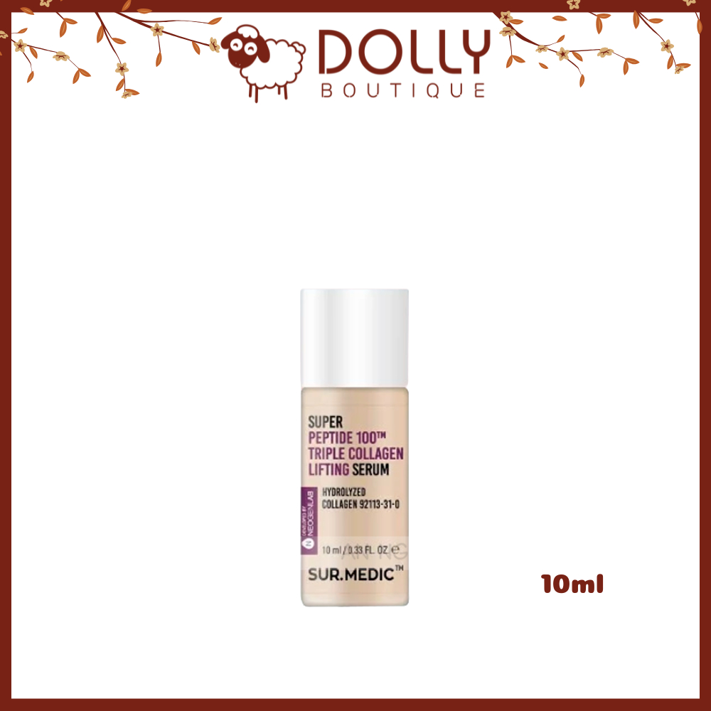 Tinh Chất Dưỡng Sur.Medic Super Peptide 100TM Triple Collagen Lifting 10ml | BigBuy360 - bigbuy360.vn