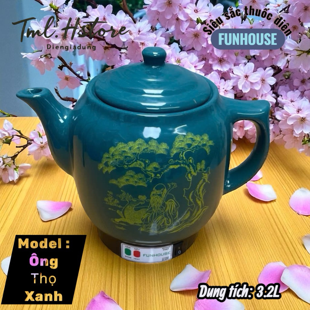 SIÊU SẮC THUỐC  FUNHOUSE 3.2 lít – FH32 - Tặng kèm vòng sứ