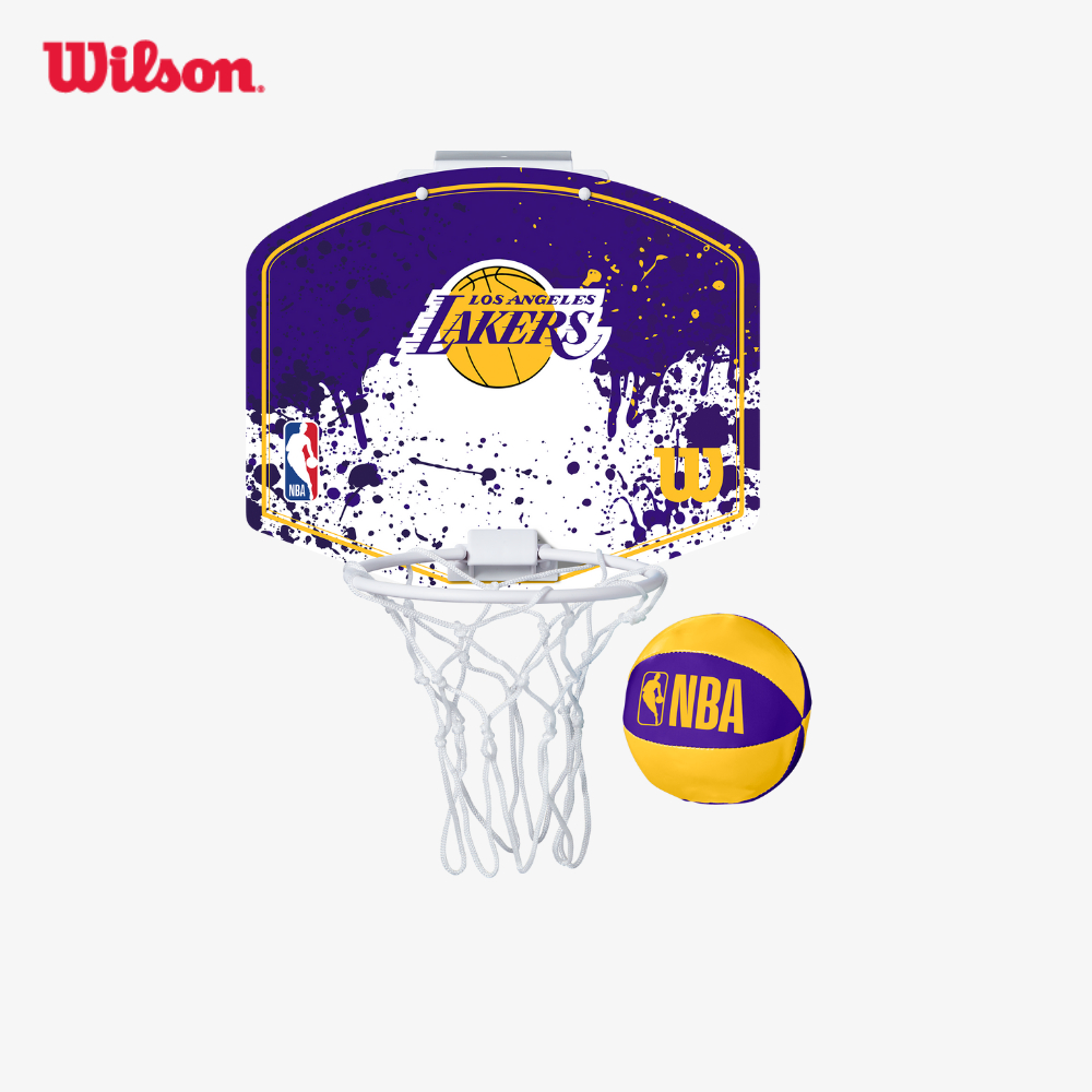 Wilson NBA Team Mini Hoop La Lakers Bộ Bóng Rổ Mini WTBA1302LAL