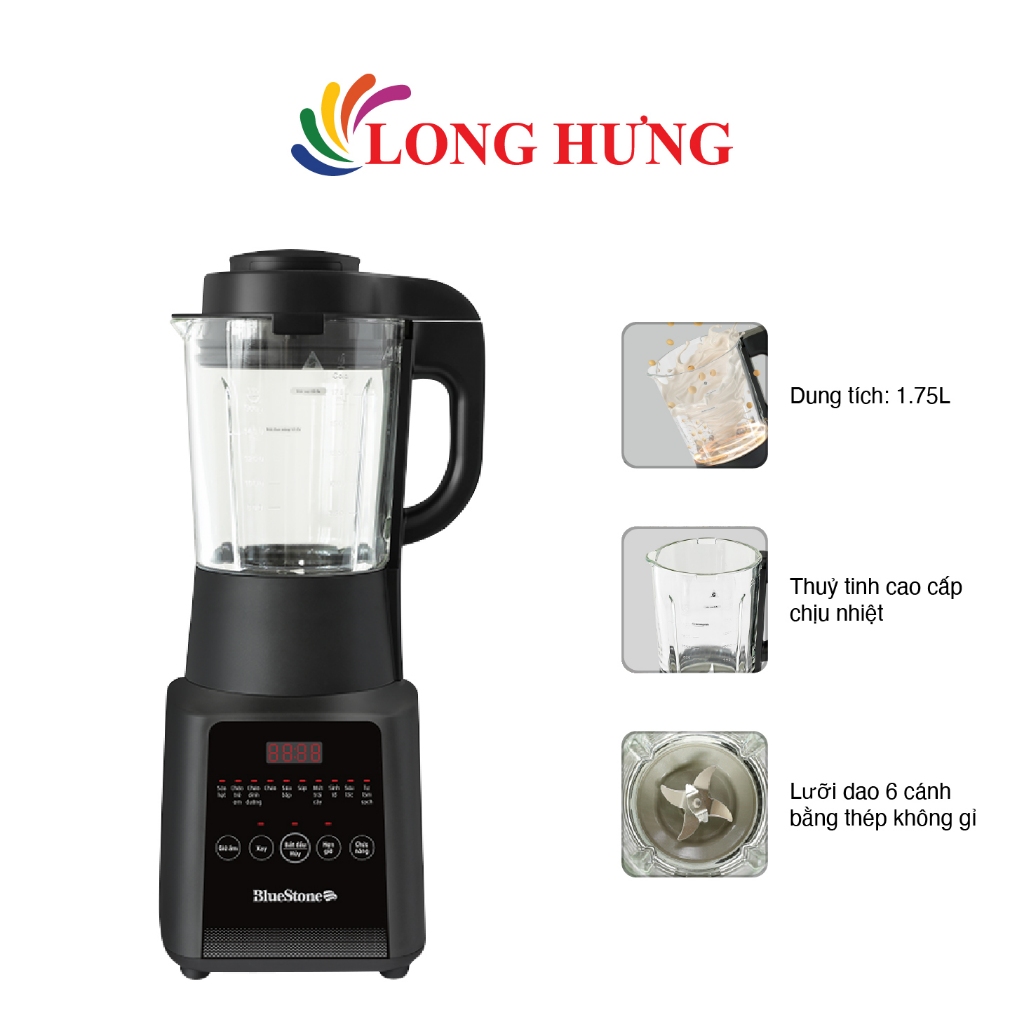 Máy làm sữa hạt đa năng BlueStone BLB-6036, dung tích 1.75L, công suất 1900W