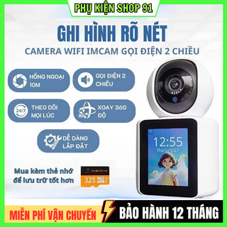  Camera ICSEE gọi video trực tiếp từ xa xoay 360 độ đàm thoại 2 chiều hình ảnh sắc nét FHD1080P 