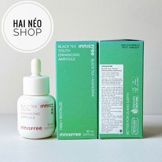   30ml date 22 06 2026  Tinh chất Trà đen & Niacinamide chống Oxy hóa mạnh mẽ trẻ hóa da trắng sáng mịn màng INNISFREE 