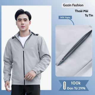 Áo gió nam Gozin Fashion Cao Cấp Chống Nước,Cản Gió,Giữ Ấm Tốt -KG07